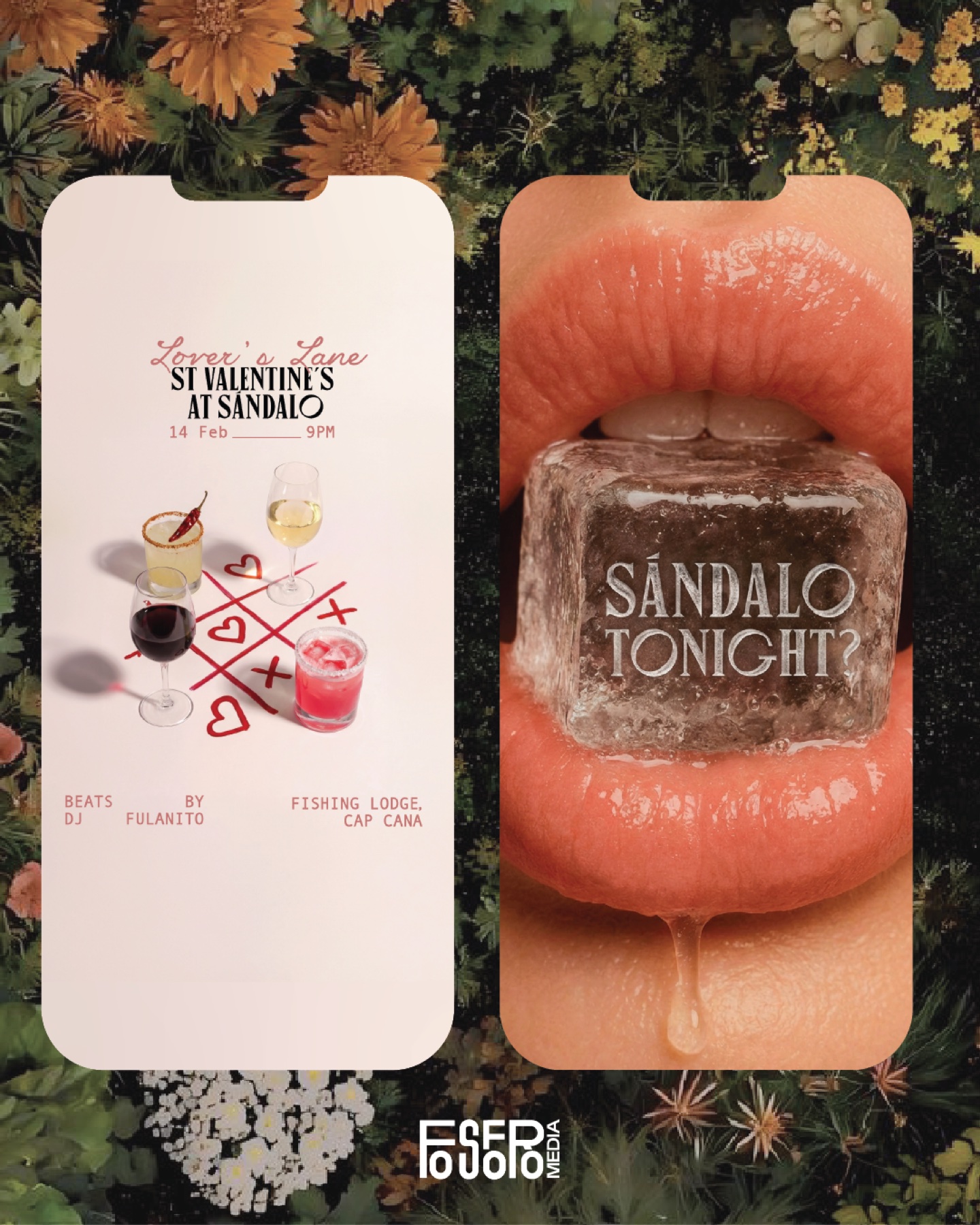 Sándalo — Instagram mockup
